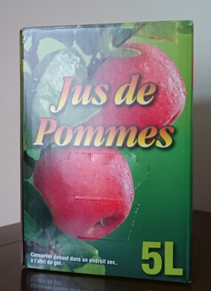 Jus de pommes en cubi 5L 2021