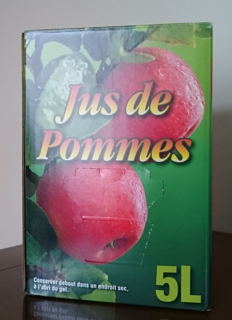 Jus de pommes cubis 5L 2025